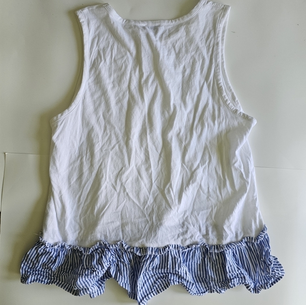 J Crew Woven-hem tank top - Picture 4 of 5